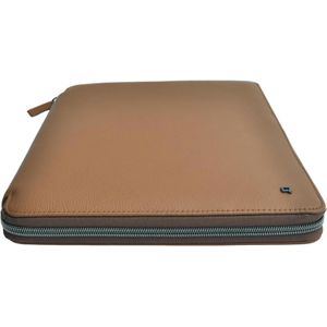Produktbild für Schreibmappe DESQ 3694 Business Classy, braun, Echt Leder