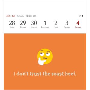 Produktbild für Abreißkalender Harenberg Now I know how the rabbit runs