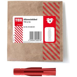 Dübel Tox 010600051, Allzweckdübel Tri 6/36
