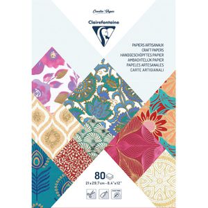 Produktbild für Motivpapier Clairefontaine 95218C, farbig sortiert, A4