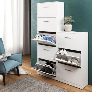 Produktbild für Schuhschrank Vicco Gizmo, weiß