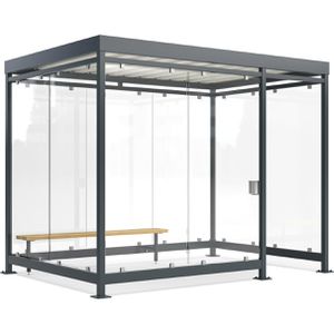 Produktbild für Personenunterstand WSM Economy Köln K3 d/b, anthrazit
