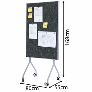 Produktbild für Moderationstafel Floordirekt GIANT, mit Rollen