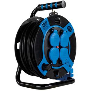 Produktbild für Kabeltrommel REV-Ritter blau, für außen IP44