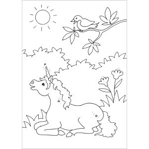 Produktbild für Malbuch Tessloff Glitzerzauber Malblock Einhörner