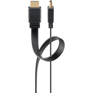 Produktbild für HDMI-Kabel Goobay Flachkabel 61280 HDMI 2.0,vergoldete Stecker