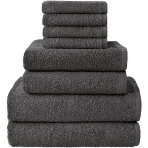 Handtuch NatureMark Frottier Set, anthrazit