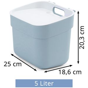 Produktbild für Mülleimer Curver Ready to collect, blau