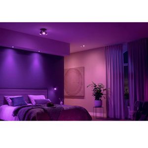 Produktbild für Deckenstrahler Philips-Hue Fugato Spot schwarz LED