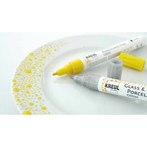 Produktbild für Porzellanstifte Kreul Glass &amp; Porcelain Pen Glitter, 16530