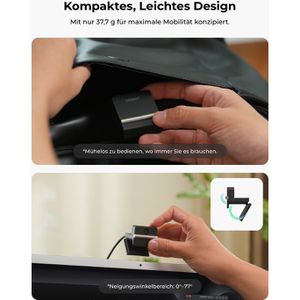 Produktbild für Webcam Obsbot Meet Flip, OWB-2510-CE, grau