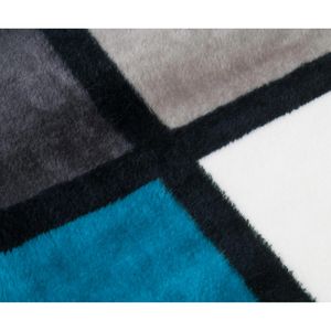 Produktbild für Kuscheldecke Gözze Antigua Cashmere Feeling, aqua/taupe/petrol