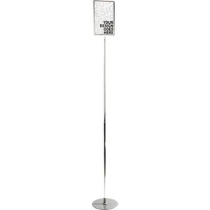 Produktbild für Infoständer Böttcher-AG aus Aluminium, silber, A4