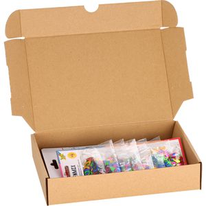 Produktbild für Maxibriefkarton Smartboxpro braun, für DIN A5