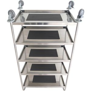 Produktbild für Servierwagen Luxor ESW-500, silber, aus Edelstahl