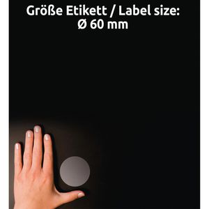 Produktbild für Folienetiketten Zweckform L7787-25, transparent