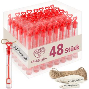 Seifenblasendose WeddingTree rot, 5ml