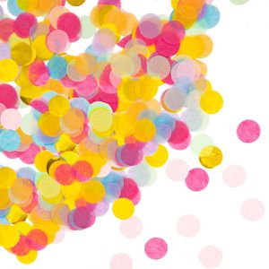 Konfetti Oblique-Unique 402, rund, aus Papier & Folie