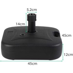 Produktbild für Sonnenschirmständer Sekey 34025, Kunststoff