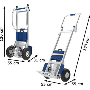 Produktbild für Sackkarre DM-System ZW7250GC, klappbar, elektrisch