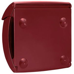 Produktbild für Briefkasten Burg-Wächter Piano 886 R, weinrot, aus Kunststoff