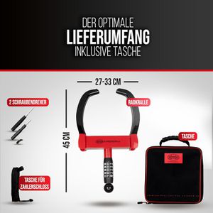 Produktbild für Parkkralle Heyner 850500 Tire Block Pro, universal