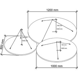 Produktbild für Akustikplatte Hammerbacher Deckensegel VADSRB1 für Decke, Set