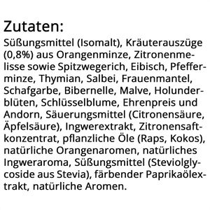 Produktbild für Kräuterbonbons Ricola Ingwer Orangenminze