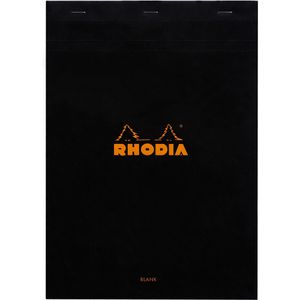Produktbild für Notizblock Rhodia 180009C, schwarz, A4