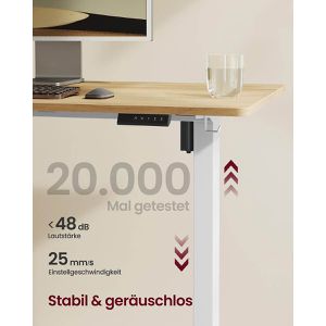 Produktbild für Schreibtischgestell Songmics LSD021W01, 4 Memoryspeicher