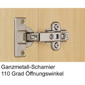 Produktbild für Aktenschrank Hammerbacher Basic 4550, aus Holz