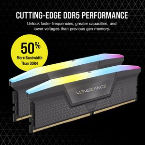 Produktbild für Arbeitsspeicher Corsair Vengeance RGB, CMH32GX5M2B6000Z30K