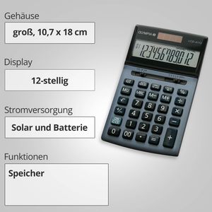 Produktbild für Taschenrechner Olympia LCD 4112