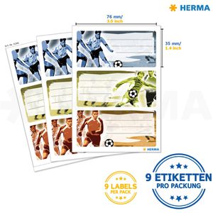 Produktbild für Buchetiketten Herma 5598 Vario, Fußball