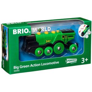 Produktbild für Spielzeugeisenbahn BRIO 33593 Grüner Gustav Lok