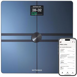 Produktbild für Personenwaage Withings Body Comp, App-fähig, schwarz