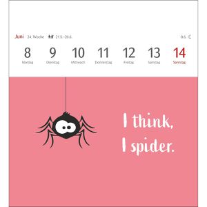 Produktbild für Abreißkalender Harenberg Now I know how the rabbit runs