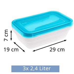 Produktbild für Frischhaltedose Keeeper fredo fresh blau, aus Kunststoff