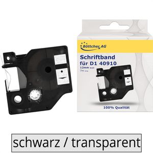 Schriftband Böttcher-AG für Dymo 45010, D1, 12mm
