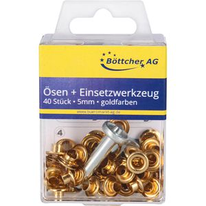 Produktbild für Ösen Böttcher-AG mit Scheiben und Einsetzwerkzeug