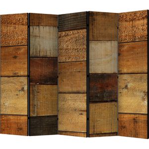 Produktbild für Paravent Artgeist Wooden Textures II, innen 5-tlg.