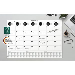 Produktbild für Schreibunterlage Sigel H6550, weiß / schwarz