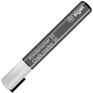 Produktbild für Kreidestifte Sigel Chalk Marker 50, BA184, weiß