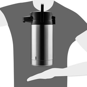 Produktbild für Thermoskanne Helios Coffeestation 8259, Edelstahl
