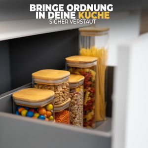 Produktbild für Vorratsglas Clidor mit Bambusdeckel
