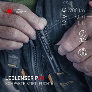 Produktbild für Taschenlampe Ledlenser P2R, LED, aufladbar