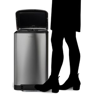 Produktbild für Mülleimer Les-Collectors N875, silber