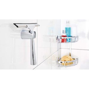 Produktbild für Duschabzieher Tesa Duschwischer Spaa, aus Metall, verchromt