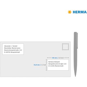 Produktbild für Inkjet-Etiketten Herma 10779, Special, weiß