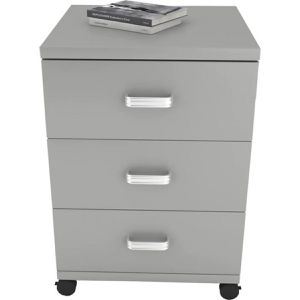 Produktbild für Rollcontainer VCM Tobila 917045, aus Holz, grau